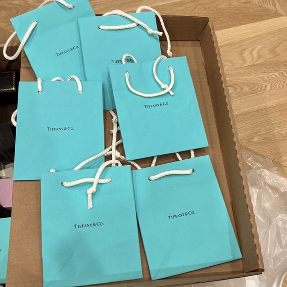 Tiffany small paper jewellery bag for sale - Picture 1 of 1